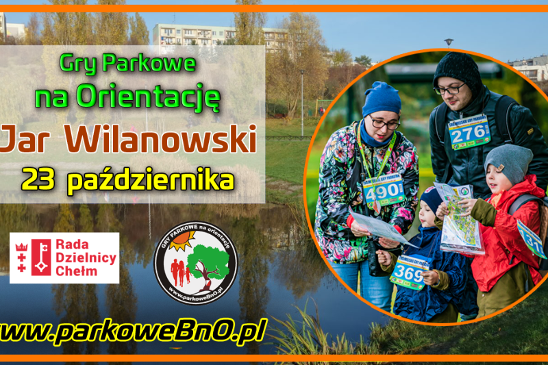 Wydarzenie: Gry Parkowe na Orientację - Jar Wilanowski, Kiedy? 2022-10-23 09:30, Gdzie? Jar Wilanowski